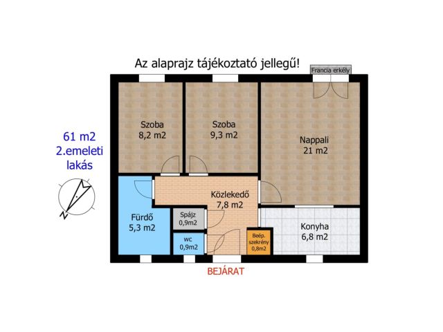 Kiváló lehetőség irodának, lakásnak Győr Baross híd lábánál
