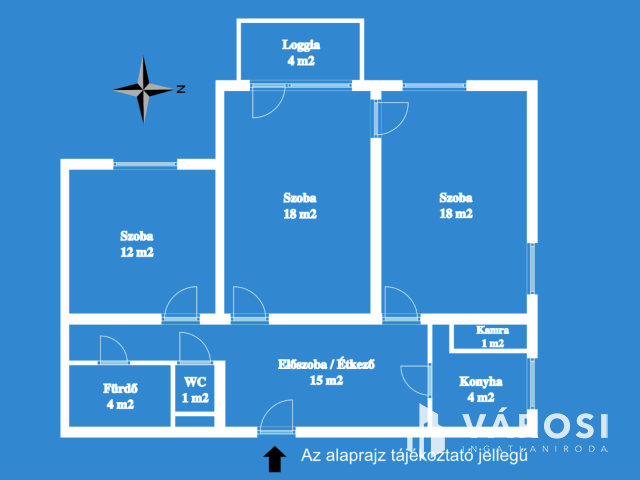 Panelprogramos panorámás loggiás lakás szuper helyen
